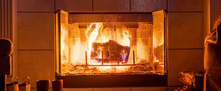 Mendota Hearth Landscape Fireplace Installation in Prichard, Alabama